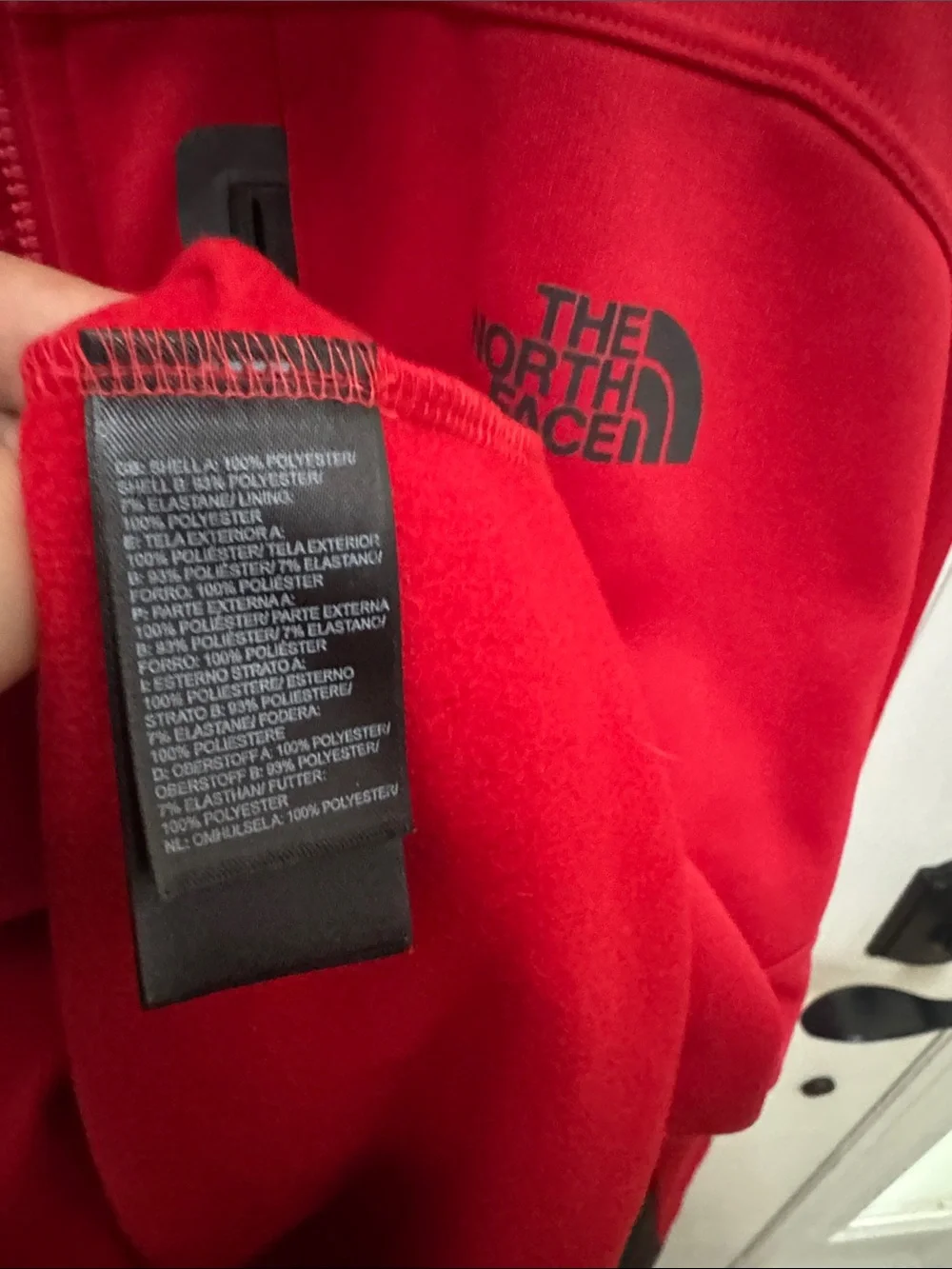The North Face Men’s Red Half-Zip Shirt Jacket